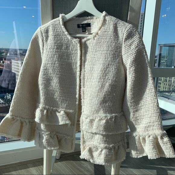 Ann Taylor Jackets & Blazers - Ann Taylor Cream Jacket Size 0